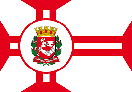 Atual bandeira da cidade de São Paulo 
